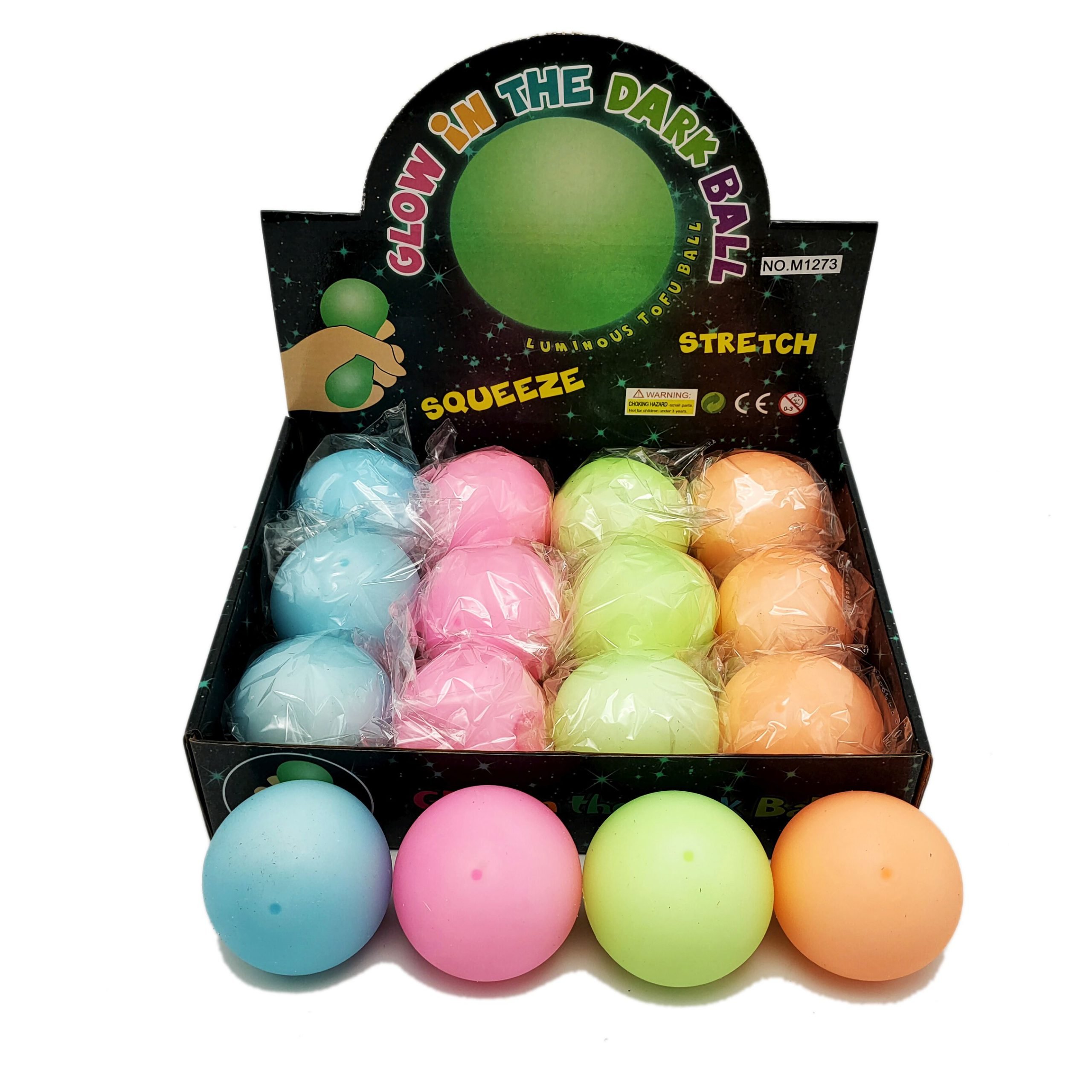 Φωτογραφία προϊόντος: Blue Toys Squishy Μπαλάκι που Φωτίζει στο Σκοτάδι 6.5 εκ-Διάφορα Σχέδια (MKN799320)