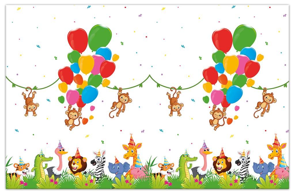 Φωτογραφία προϊόντος: Procos Party Τραπεζομάντηλο Decorata Jungle Balloons 120X180εκ (93783)