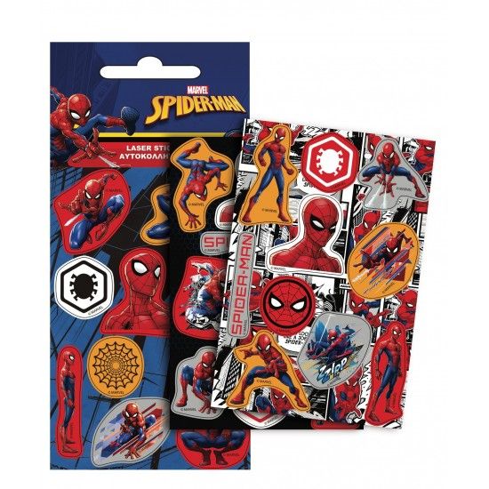 Φωτογραφία προϊόντος: GIM Αυτοκόλλητα Laser Spiderman 213959