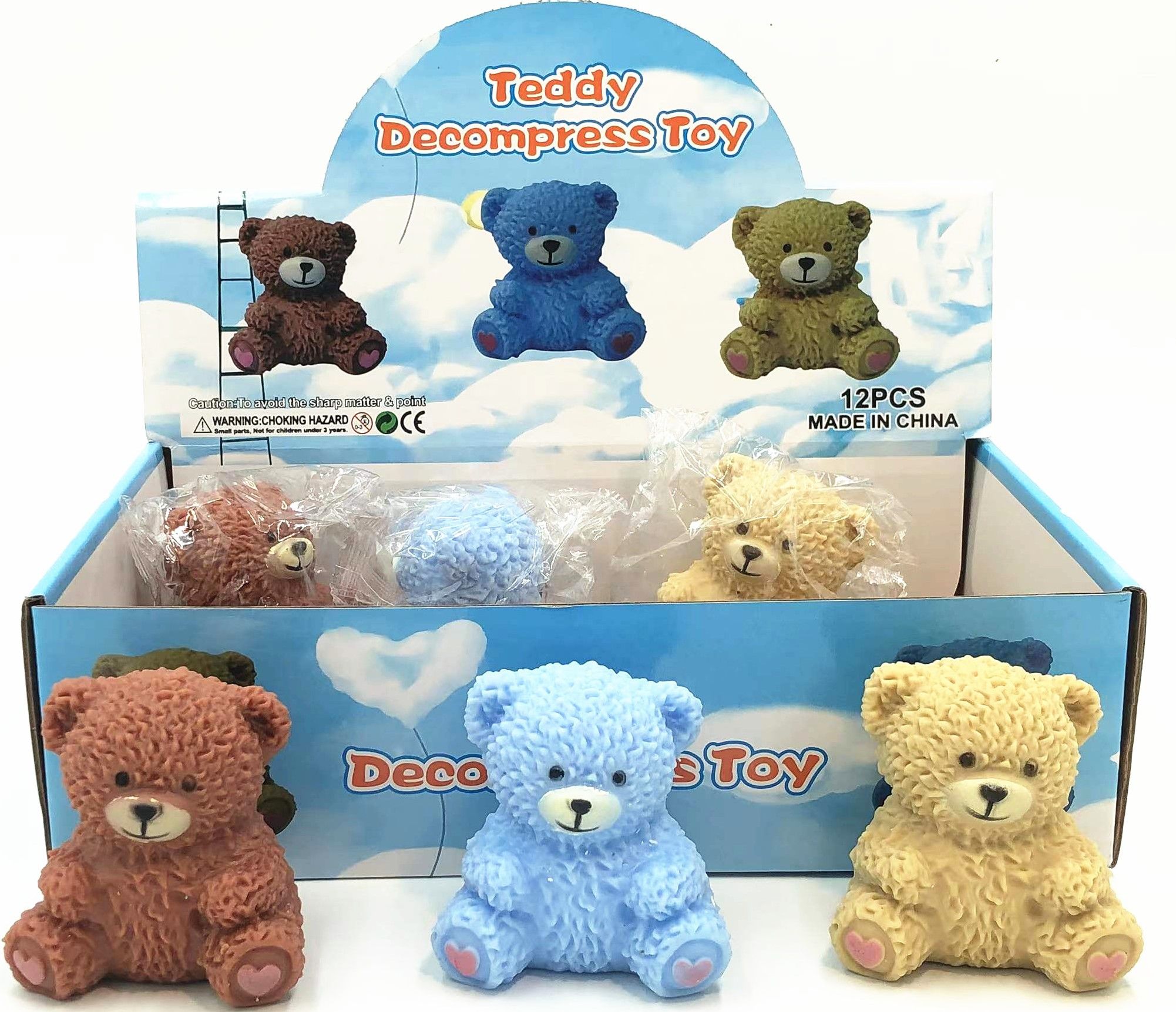 Φωτογραφία προϊόντος: Blue Toys Squishy Aρκουδάκια Σε 3 Χρώματα (MKO296885)