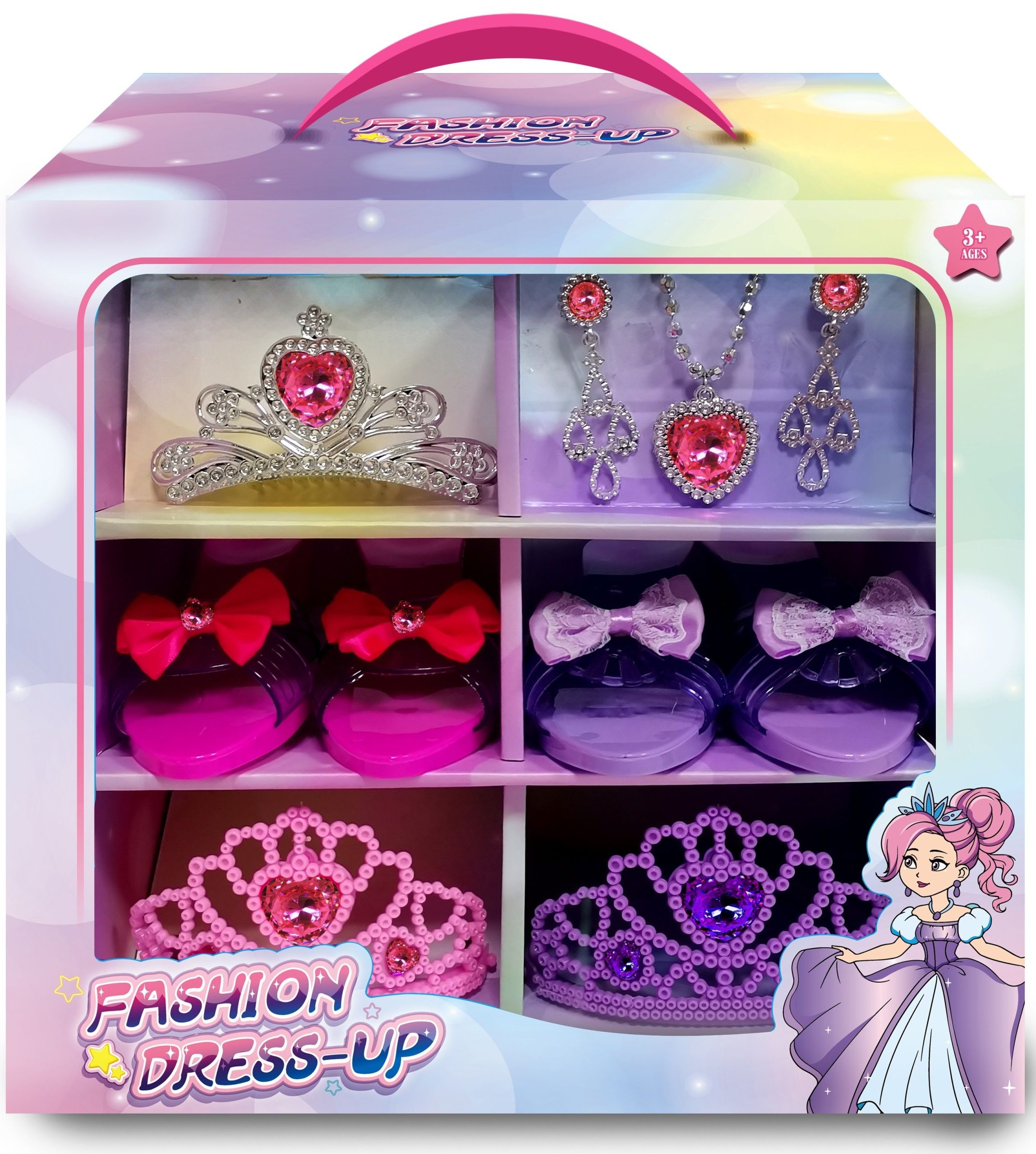 Φωτογραφία προϊόντος: Blue Toys Σετ Ομορφιάς Πριγκίπισσας Με Στέμμα, Γόβες Και Κοσμήματα (MKN513084)