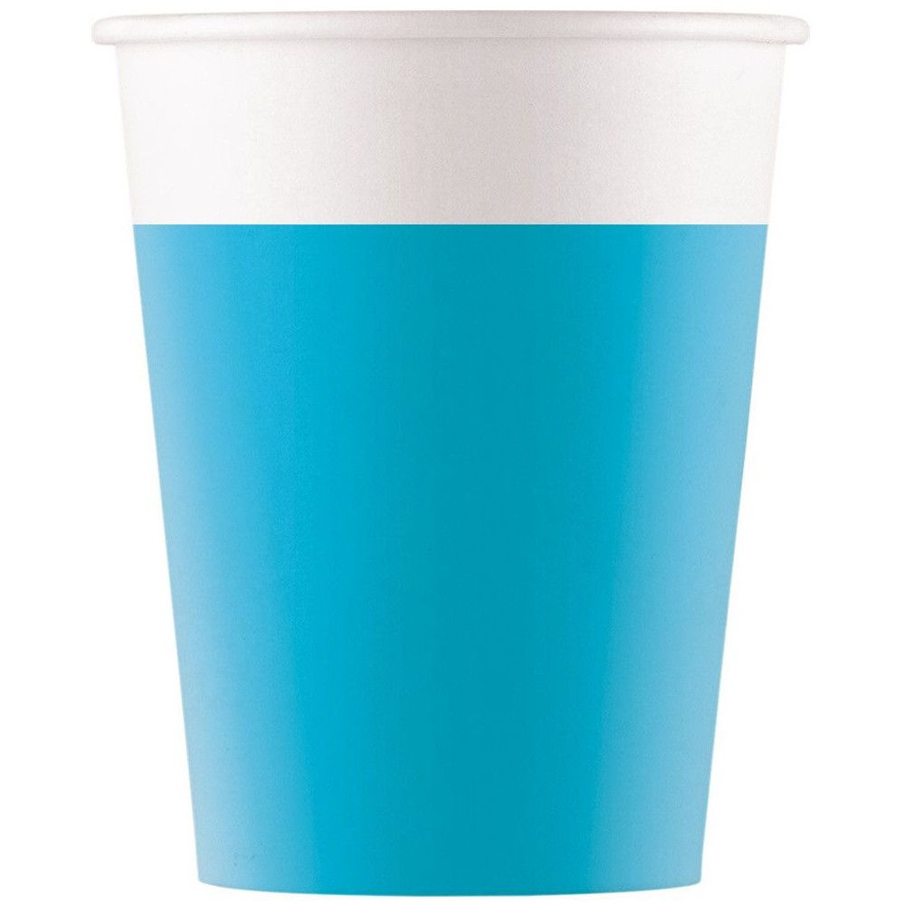 Φωτογραφία προϊόντος: Procos Party Ποτήρια Decorata Solid Colour Τυρκουάζ 8 Τμχ (93541)