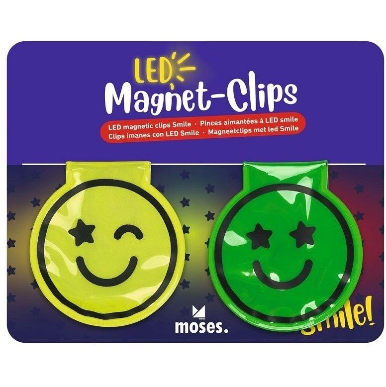 Φωτογραφία προϊόντος: Moses Μαγνητικά Κλίπ Led Smile Ρούχα-Εξοπλισμό (M26250)