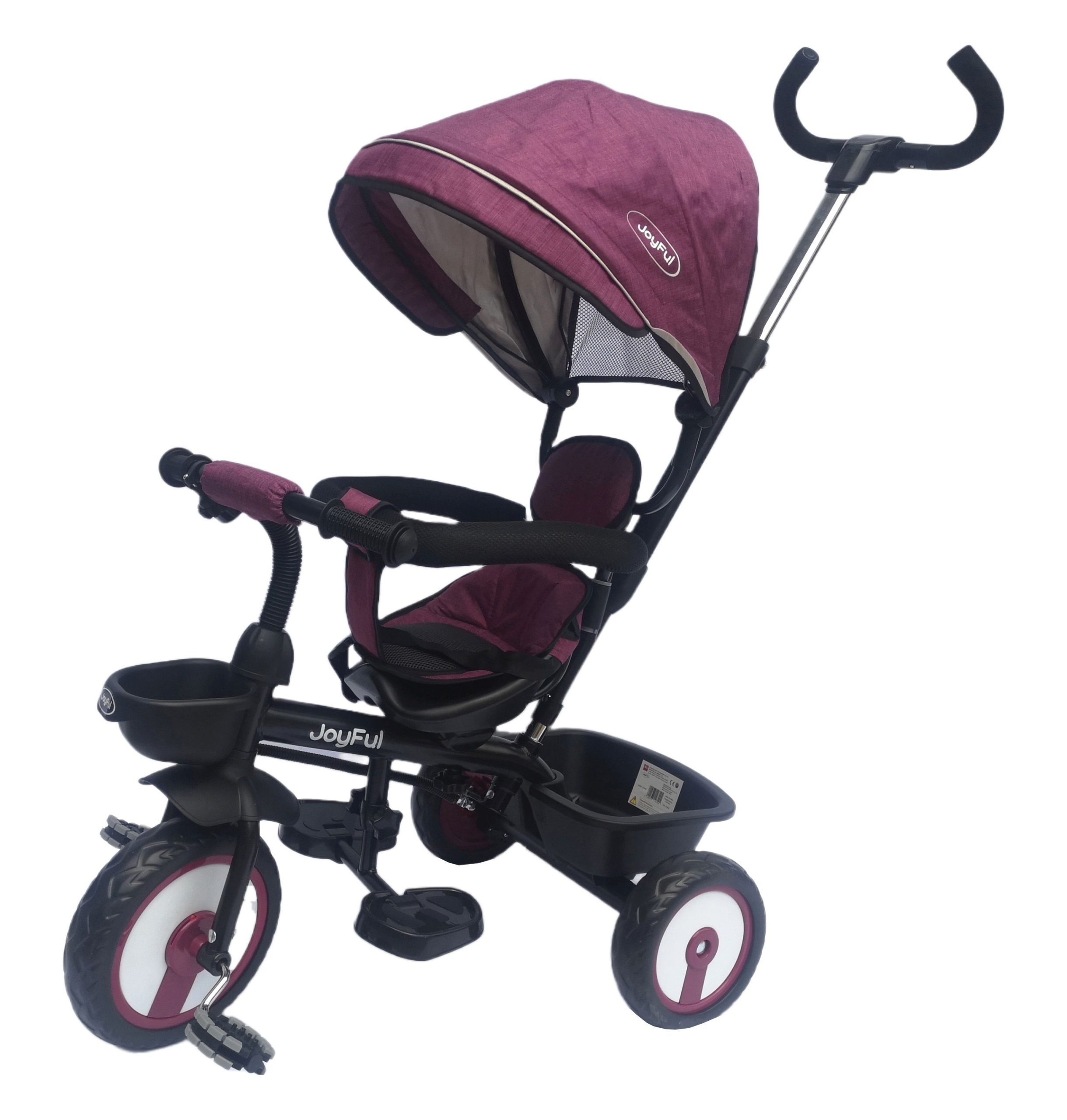 Φωτογραφία προϊόντος: Ποδήλατο Τρίκυκλο Joyful Eva Wheel Purple (T302N-E038B)