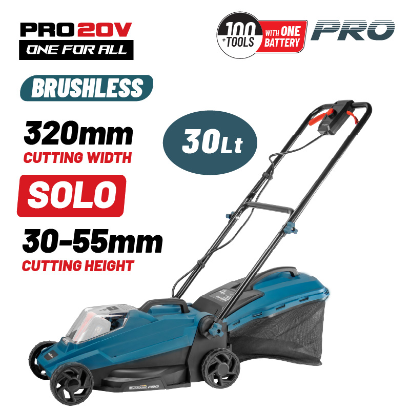 Φωτογραφία προϊόντος: BORMANN Pro BORMANN Po BBP4160 Μηχανή Γκαζόν Μπαταρίας Brushless,20V,Li-Ion,Κοπή 32cm Solo (χωρίς μπατ. + φορτ.) (078609)