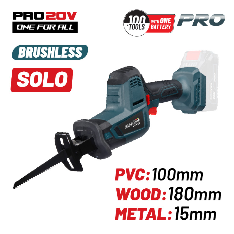 Φωτογραφία προϊόντος: BORMANN Pro BBP5180 Σπαθόσεγα Brushless Μπαταρίας 20V,Σώμα Pro (079804)