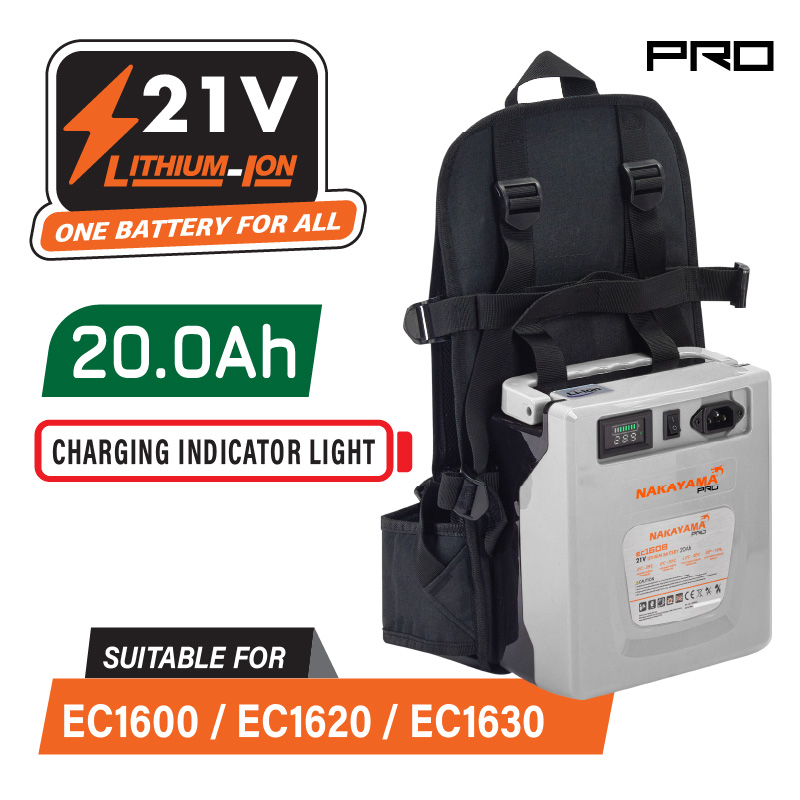 Φωτογραφία προϊόντος: NAKAYAMA Pro EC1608 Μπαταρία 21V,20Ah για EC1600, EC1620, EC1630 (078074)