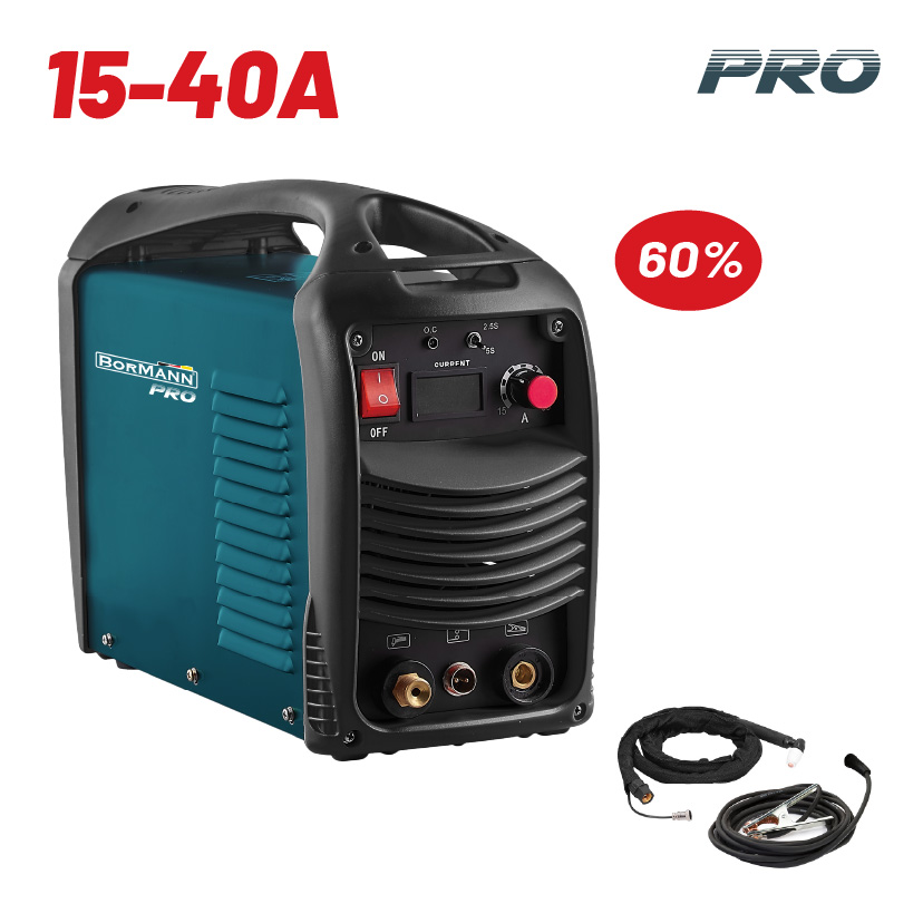 Φωτογραφία προϊόντος: BORMANN Pro BIW4012 Plasma Κοπής Inverter 15-40A/60%, 1-12mm (079361)