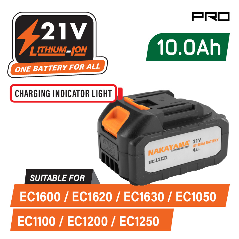 Φωτογραφία προϊόντος: NAKAYAMA Pro EC1601 Μπαταρία 21V,10Αh για EC1600 (071693)