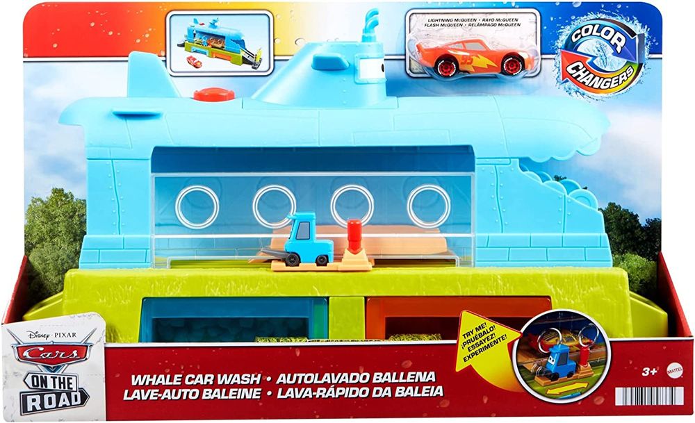 Φωτογραφία προϊόντος: Mattel Cars ''On The Road'' Πλυντήριο- Φάλαινα Color Changers (HGV70)