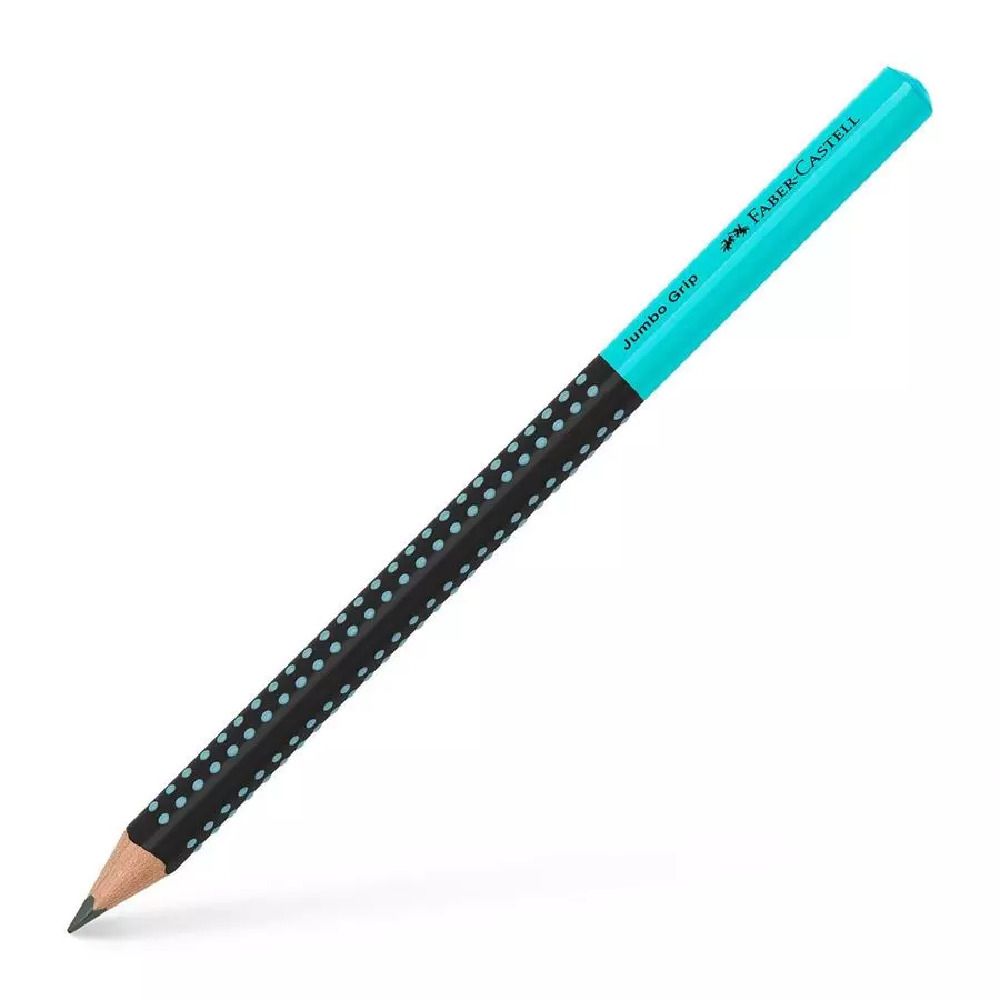 Φωτογραφία προϊόντος: Faber-Castell Μολύβια AWF Grip 2001 Δίχρωμα Jumbo Black/Turquoise (12310523)