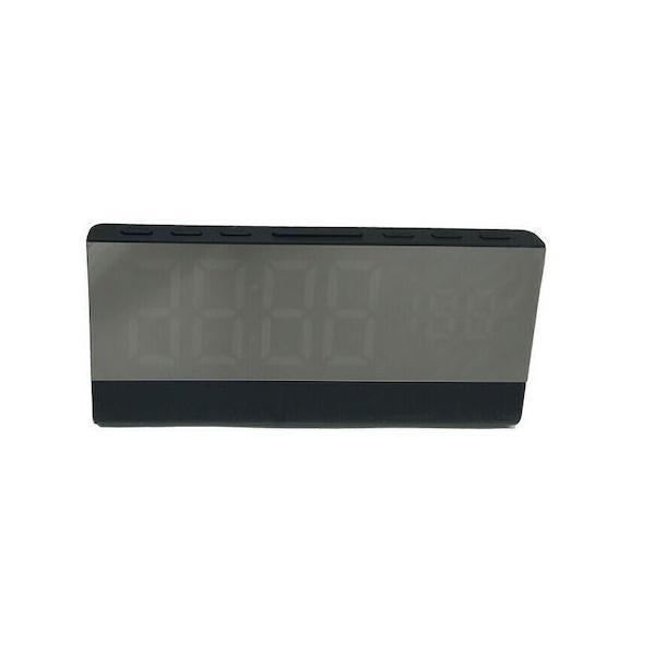 Φωτογραφία προϊόντος: OEM Ρολόι Καθρέφτης Gaosiio LED DS-3678L / Mirror Clock Μαύρο με Άσπρα LED 202030485759X