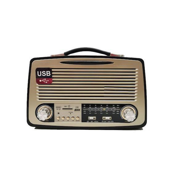 Φωτογραφία προϊόντος: OEM Retro Επιτραπέζιο Ραδιόφωνο Επαναφορτιζόμενο με USB Μαύρο KEMAI MD-1700BT