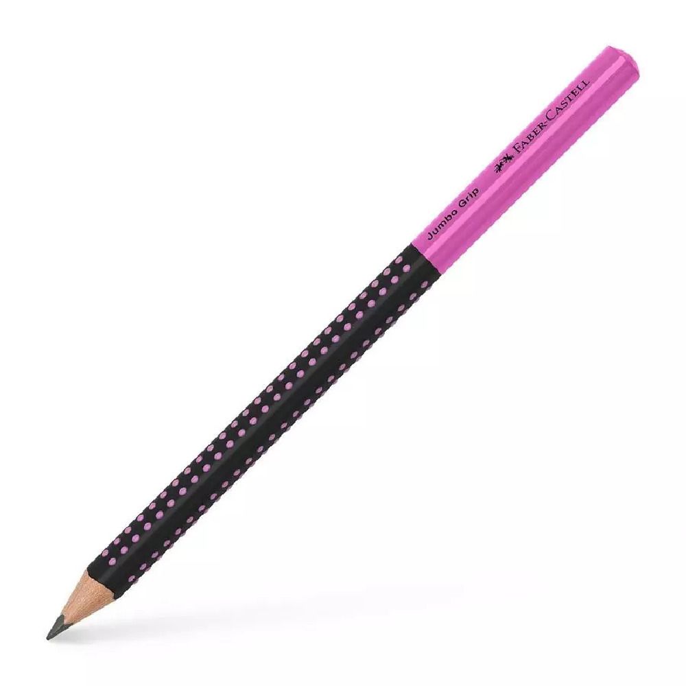 Φωτογραφία προϊόντος: Faber-Castell Μολύβια AWF Grip 2001 Δίχρωμα Jumbo Black/Pink (12310522)