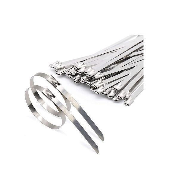 Φωτογραφία προϊόντος: OEM Μεταλλικά Δεματικά Καλωδίων 300x4.6mm Ασημί 50τμχ