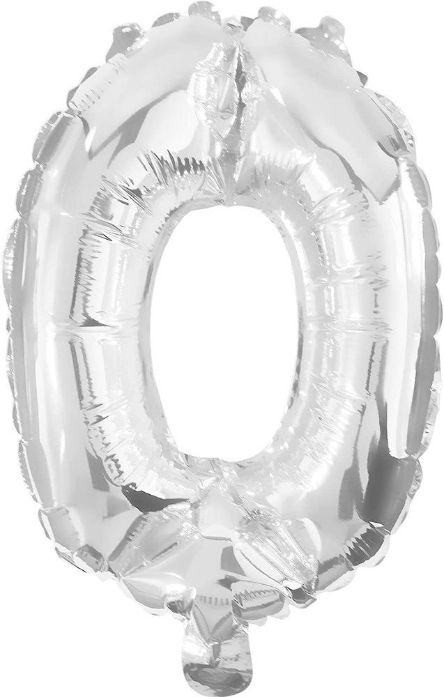 Φωτογραφία προϊόντος: Procos Party Μπαλόνι Decoiation Foil Balloons Νούμερο 0 85εκ Ασημί (91194)