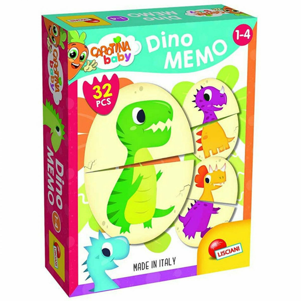 Φωτογραφία προϊόντος: Real Fun Toys Επιτραπέζιο Carotina Baby Memo Δεινόσαυροι (92505)