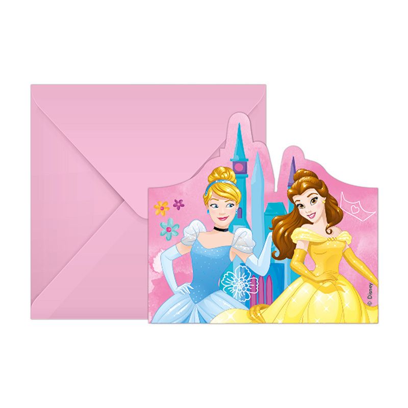 Φωτογραφία προϊόντος: Procos Party Προσκλήσεις Decorata Princess Live Your Story (93945)