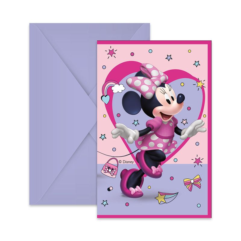 Φωτογραφία προϊόντος: Procos Party Προσκλήσεις Decorata Minnie Junior (93942)