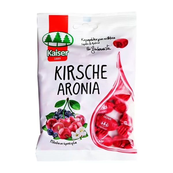 Φωτογραφία προϊόντος: Kaiser Kirsche Aronia Καραμέλες για το Bήχα με Κεράσι & Αρώνια, 90g