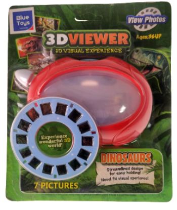 Φωτογραφία προϊόντος: Blue Toys Camera 3D Viewer Visual Experience 7 Εικόνες Δεινόσαυροι (MKI364472)