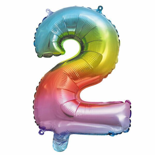 Φωτογραφία προϊόντος: Procos Party Μπαλόνι Decoiation Foil Ballons Νούμερο 2 35εκ Πολύχρωμο (92725)