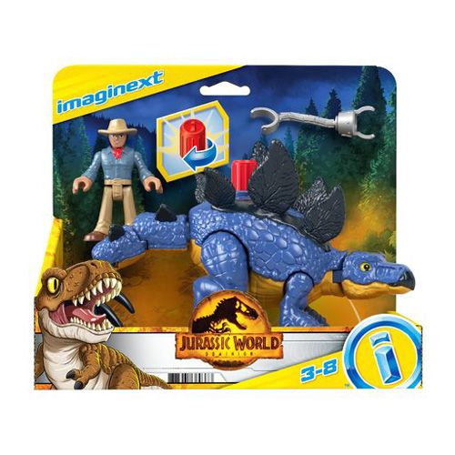 Φωτογραφία προϊόντος: Fisher Price Imaginext Jurassic World 3: Stegosaurus and Dr.Alan (GVV64)