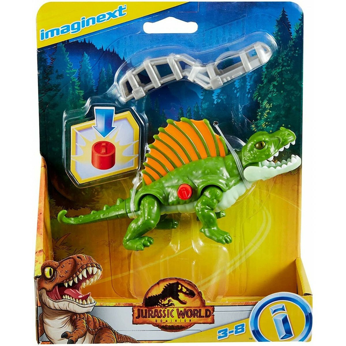 Φωτογραφία προϊόντος: Fisher Price Imaginext Jurassic World 3: Dominion Dimetrodon Με Φίμωτρο (GVV96)