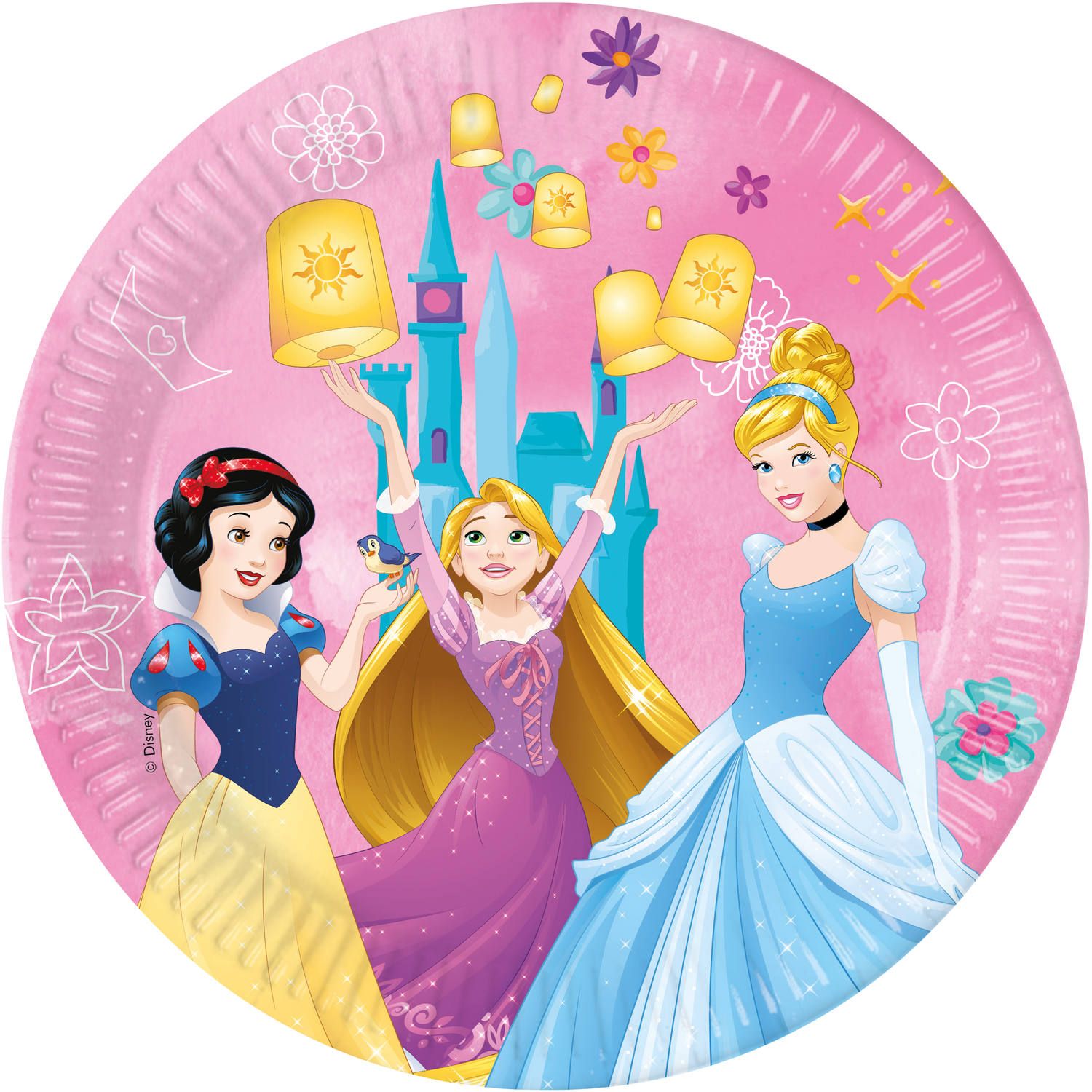 Φωτογραφία προϊόντος: Procos Party Πιάτα Μεγάλα Decorata Princess Live Your Story 23εκ 8 τμχ (93847)