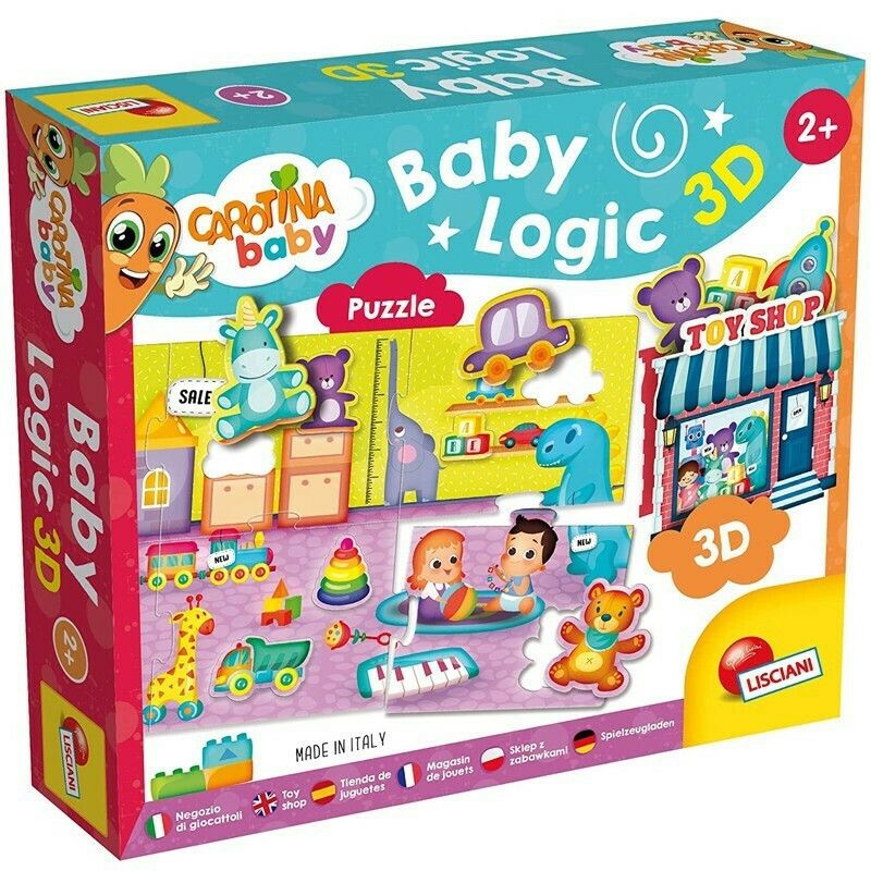 Φωτογραφία προϊόντος: Real Fun Toys Παζλ Carotina Baby Logic 3D Παιχνίδια (92543)