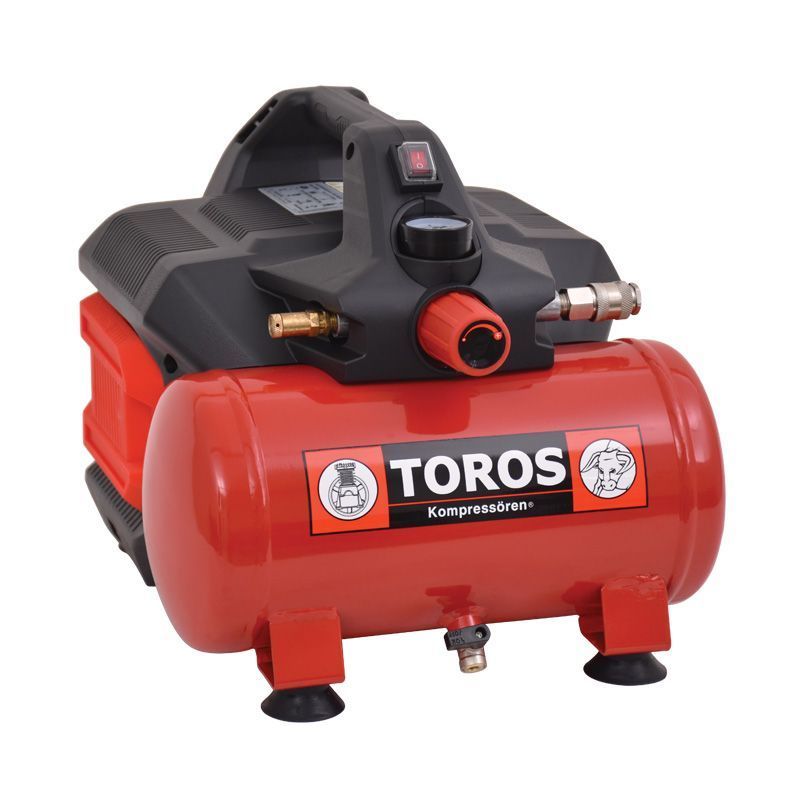 Φωτογραφία προϊόντος: TOROS: ΑΕΡΟΣΥΜΠΙΕΣΤΗΣ OIL-FREE SILENT 6Lt 1HP (602046)