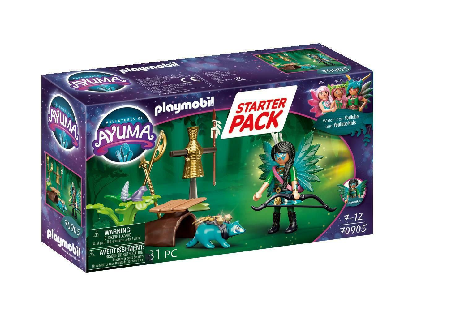 Φωτογραφία προϊόντος: Playmobil Starter Pack Knight Fairy Με Ρακούν (70905)