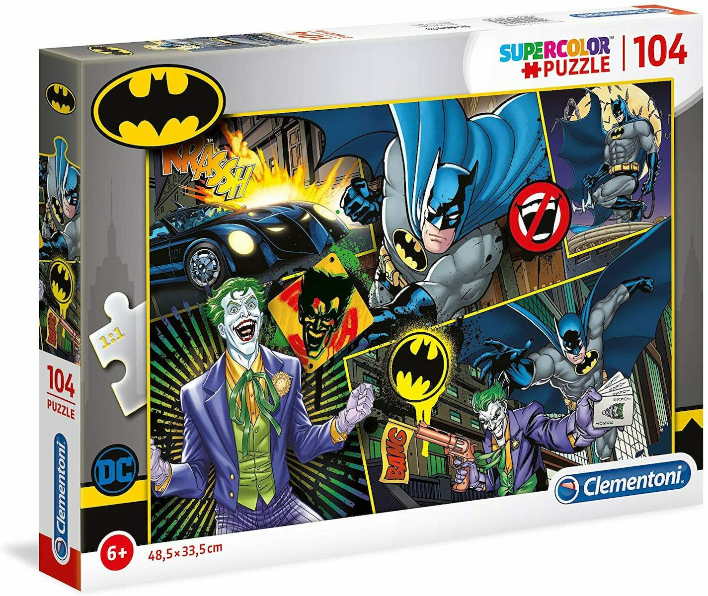 Φωτογραφία προϊόντος: Παζλ 104 Super Color Clementoni Batman (1210-25708)