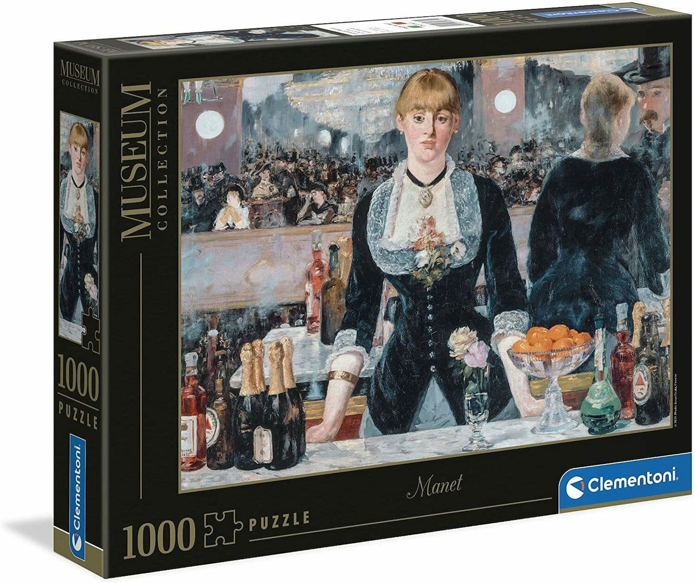 Φωτογραφία προϊόντος: Παζλ 1000 Clementoni Museum Mane: Μπαρ Στο Φόλι Μπερζερ (1260-39661)
