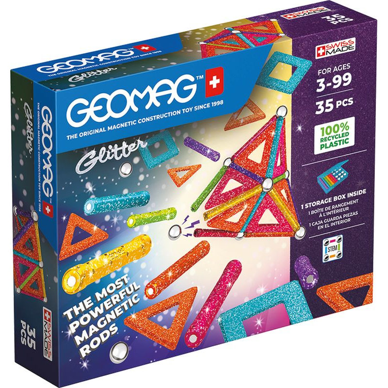 Φωτογραφία προϊόντος: Geomag Μαγνήτες Glitter 35 (535)