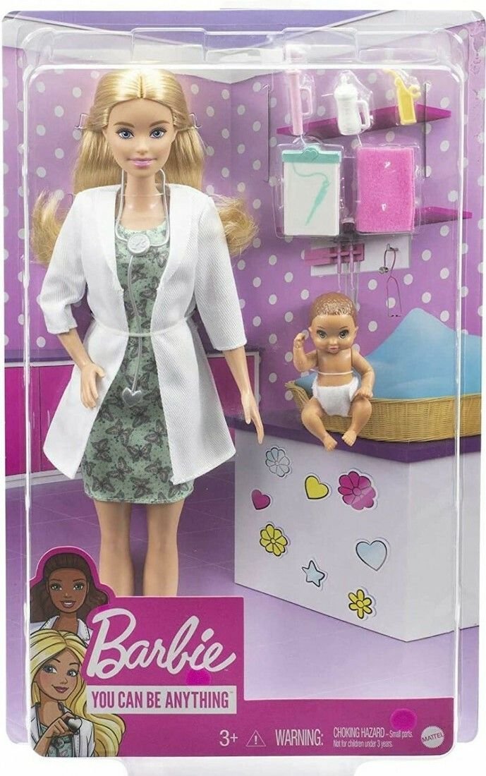 Φωτογραφία προϊόντος: Mattel Barbie Γιατρός Για Μωράκι (GVK03)