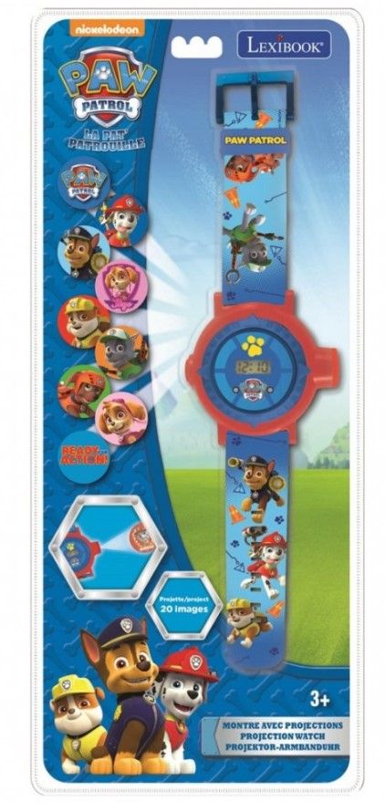 Φωτογραφία προϊόντος: Spin Master Lexibook Ψηφιακό Ρολόι Paw Patrol Προτζεκτορας Με 20 Εικόνες (DMW050PA)