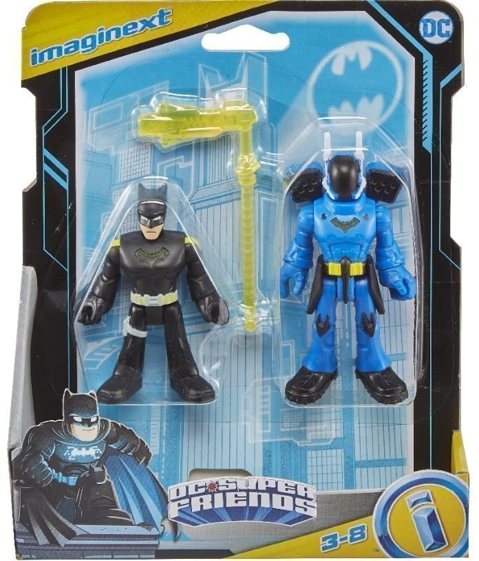 Φωτογραφία προϊόντος: Fisher Price Imaginext Batman και Κακός-Σετ των 2 Batman και Rookie (GXJ30)