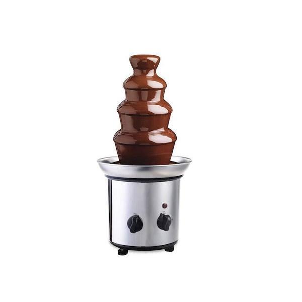 Φωτογραφία προϊόντος: OEM Fondue Συντριβάνι Σοκολάτας με 4 Επίπεδα 1000gr Ασημί