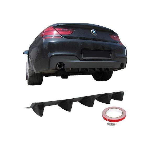 Φωτογραφία προϊόντος: OEM Carner Diffuser Αυτοκινήτου Πίσω με 5 Πτερύγια Μαύρο Universal