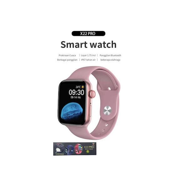 Φωτογραφία προϊόντος: OEM X22 Pro 44mm Smartwatch με Παλμογράφο (Ροζ)