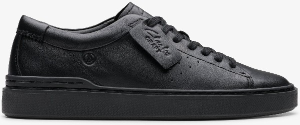 Φωτογραφία προϊόντος: Clarks ανδρικό δερμάτινο sneaker μοκασίνι ανατομικό σε μαύρο χρώμα Craft Swift 26177465 black/black
