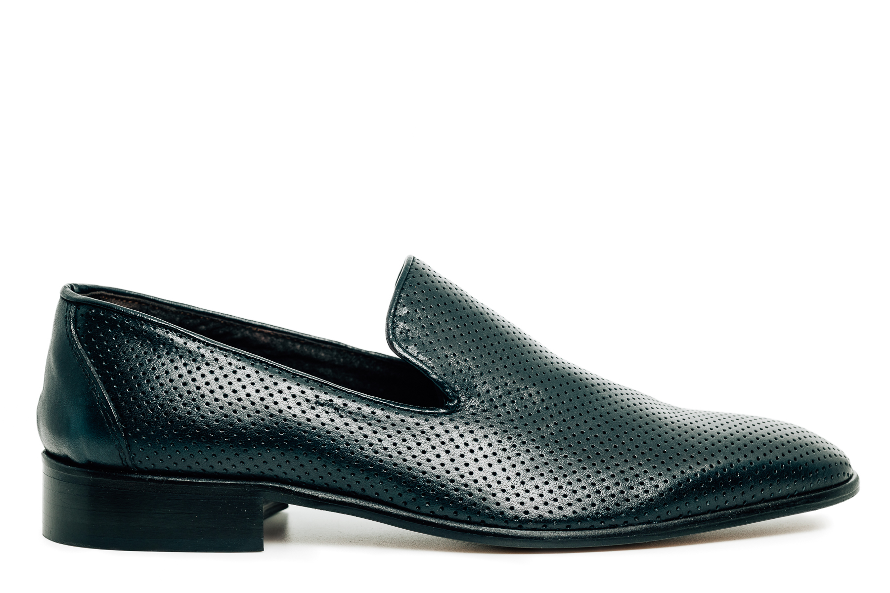 Φωτογραφία προϊόντος: Kricket Ανδρικό Leather Loafer - Navy Blue Perforated
