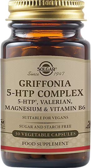 Φωτογραφία προϊόντος: Solgar Griffonia 5-HTP Complex 30 Φυτικές Κάψουλες