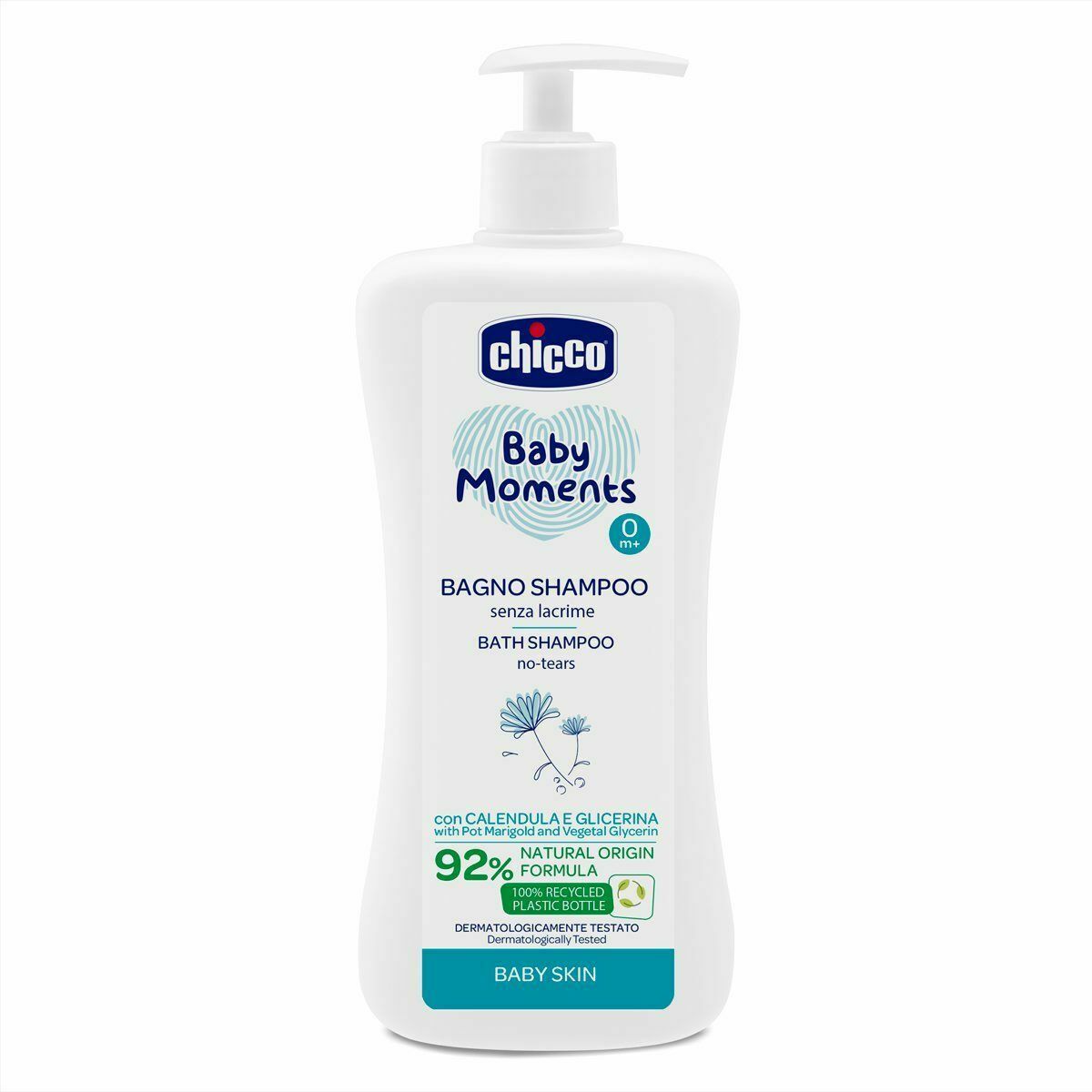 Φωτογραφία προϊόντος: Chicco Αφρόλουτρο και Σαμπουάν New Baby Moments 500ml (10591-80)