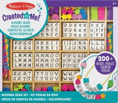 Φωτογραφία προϊόντος: Melissa &amp; Doug Ξύλινο Αλφάβητο Χάντρες (13774)