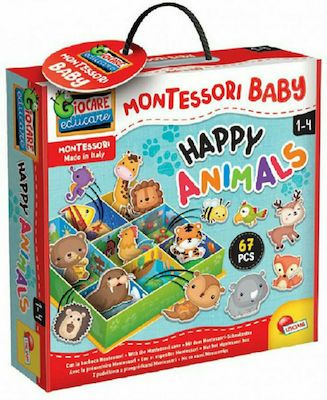 Φωτογραφία προϊόντος: Real Fun Toys Επιτραπέζιο Montessori Baby Happy Animals (92772)
