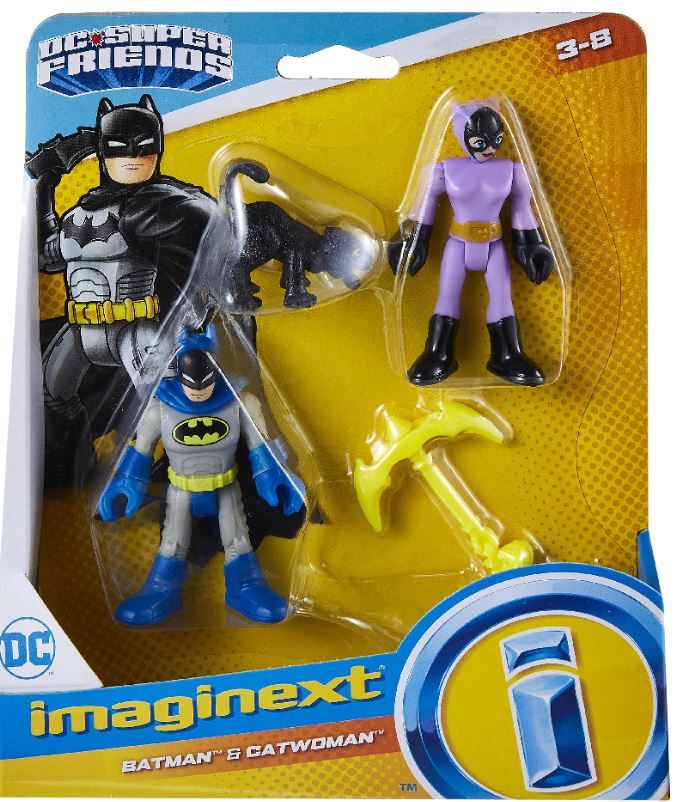 Φωτογραφία προϊόντος: Fisher Price Imaginext Batman και Κακός-Σετ των 2 Batman και Catwoman (GWP59)