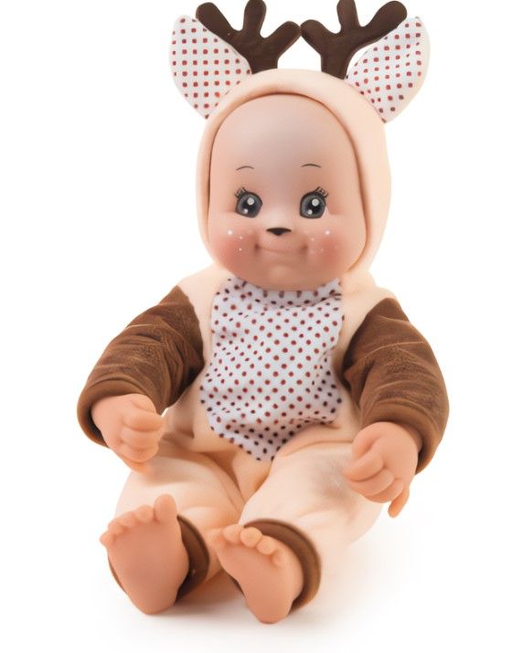 Φωτογραφία προϊόντος: Smoby Minikiss Animals Mini Κούκλα Αγκαλία Σε 3 Σχέδια (210127)
