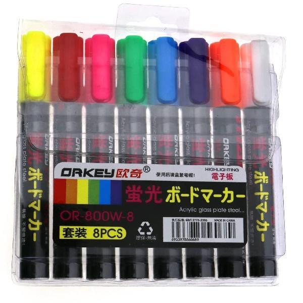 Φωτογραφία προϊόντος: OEM 8 χρώματα highlighter φθορισμού μαρκαδόρος στυλό
